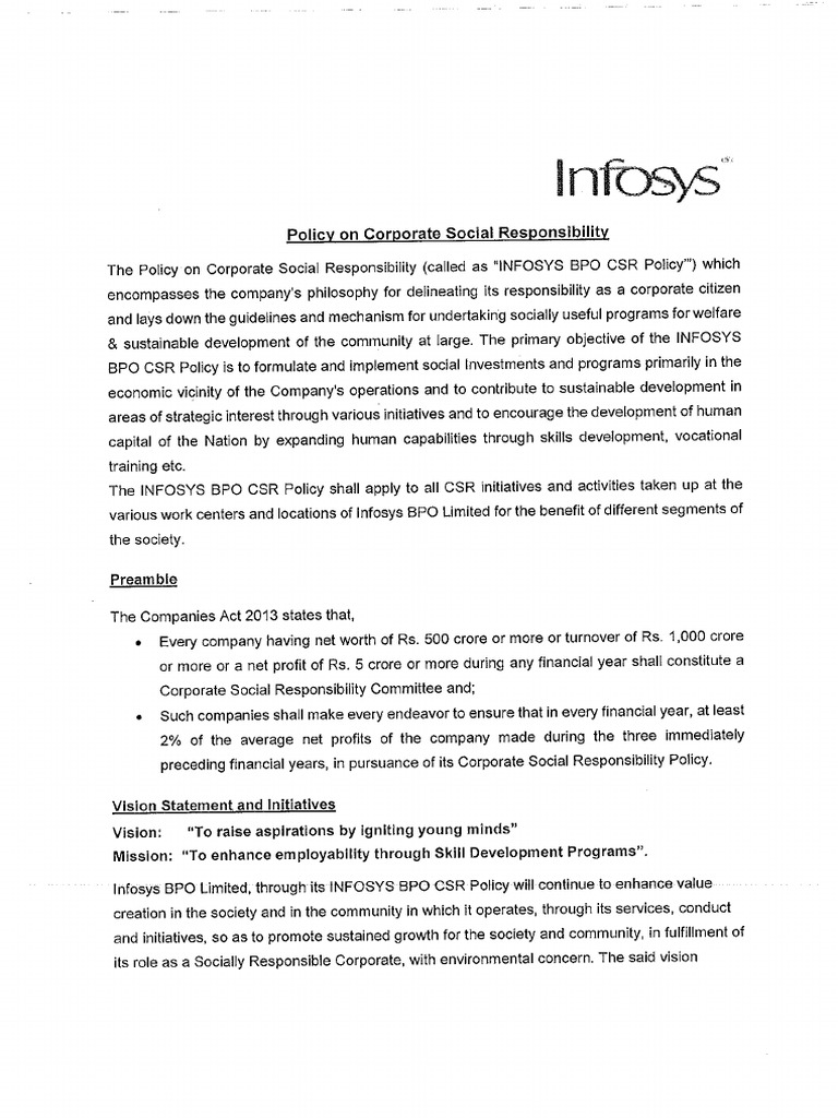 CSR Policy PDF