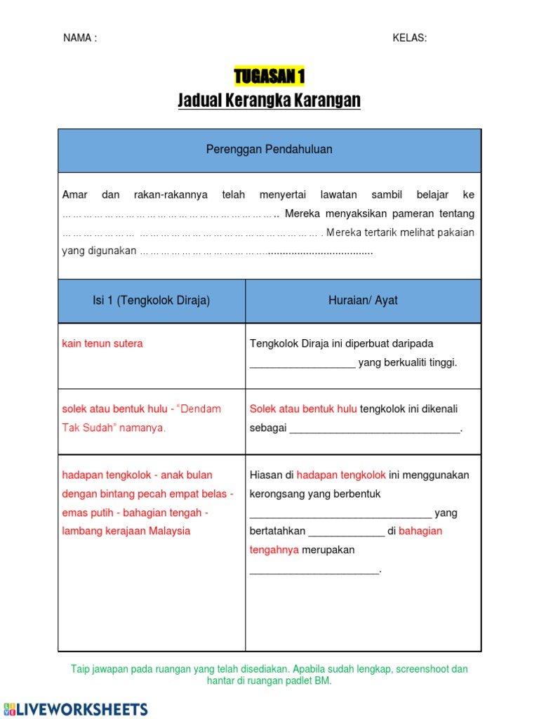 Kerangka Karangan | PDF