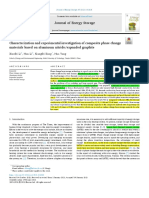 2021 Characterization and Experimental Investigation of Composite Phase Change Materials Based On Aluminum Nitride L Expanded Graphite