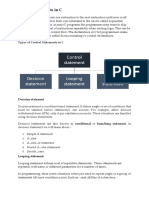 Types of Control Statements in C