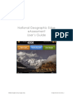 National Geographic Edge Eassessment: User'S Guide