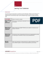 Observing Customers Worksheet