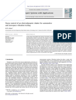 Docslide - Us Fuzzy Control of An Electrodynamic Shaker For Automotive and Aerospace Vibration