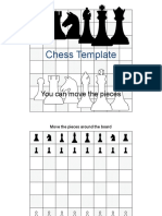 Chess Template: You Can Move The Pieces