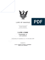 Sarawak Land Code Online