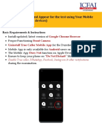 Steps To Download and Appear For The Test Using Your Mobile App/Tabs (No Apple Devices)