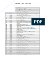 Current Taxation Laws Projects. Section A