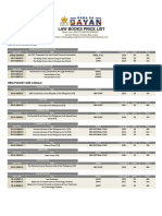 Law Books Price List: Rbsi Pocket Size Codals