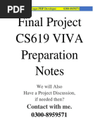 Database Management System or DBMS CS619 Viva Notes