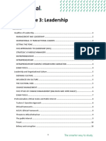 SBL Module 3: Leadership