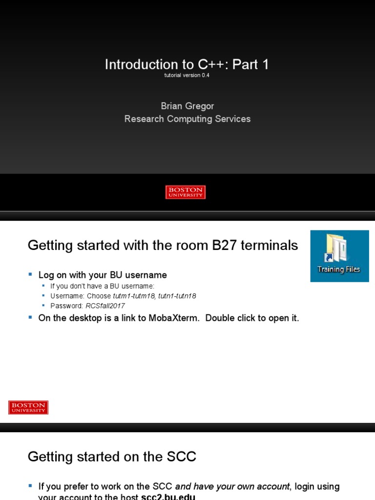 C++ Tutorial: Getting Started Guide | PDF | Integer (Computer Science ...