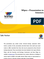 Wipro - Presentation To Investors: April - June, 2011