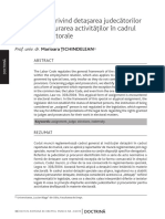 RRDM 2.2019 Consideraţii - Privind - Detaşarea Jjdecatorilor PT Detasarea in Cadrul Birourilor Electorale