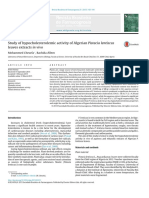 Study of Hypocholesterolemic Activity of Algerian P - 2015 - Revista Brasileira