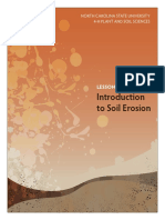 To Soil Erosion: Lesson One