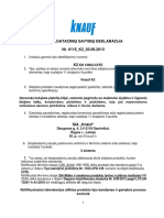 Knauf-K2 Deklaracija 2014 08