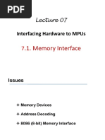 Lecture07-Memory IF