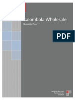 Kalombola Wholesale: Business Plan