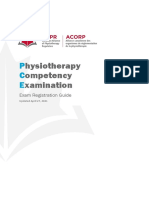 Hysiotherapy Ompetency Xamination: Exam Registration Guide