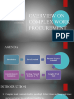 Complex Work Procurement - 21D Updates