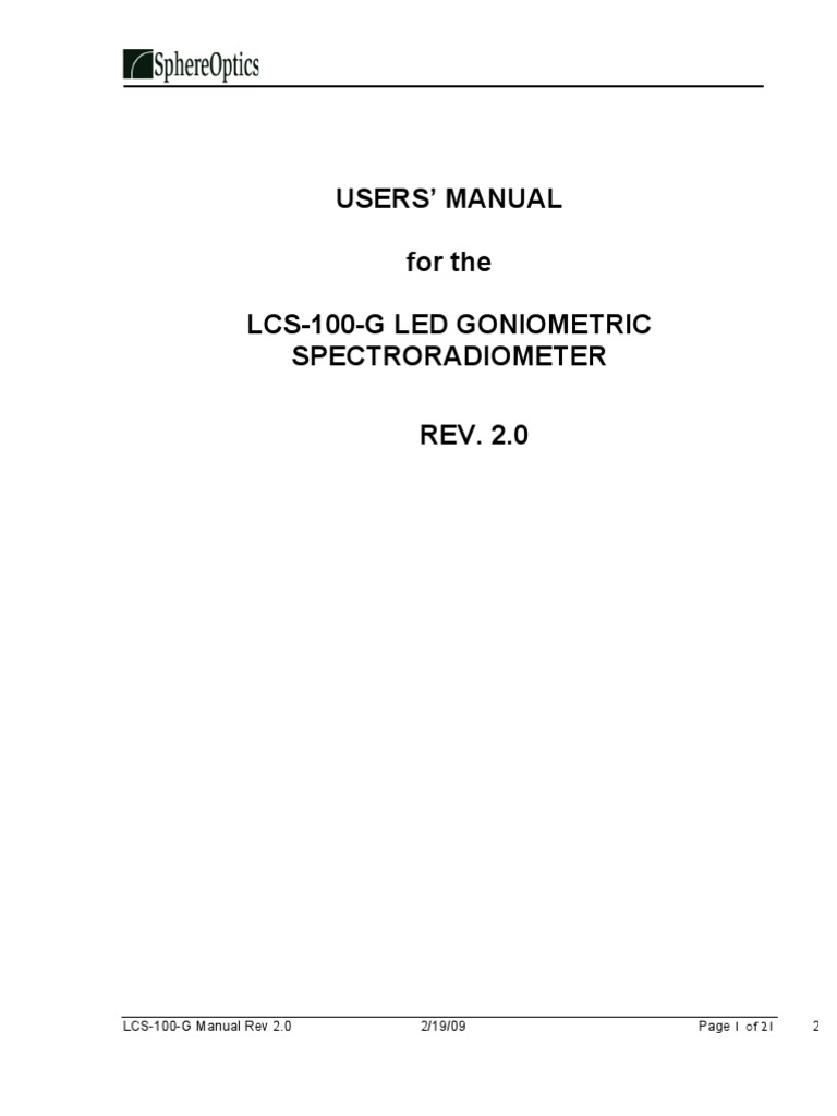 AQ-LCS-100-G Manual Rev. 2 | PDF | Computer Hardware | Usb