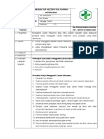 SOP Penggantian Cairan Intravena