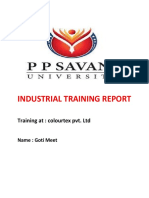 Industrial Training Report 18se02ch014