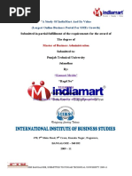 Download  Project on IndiaMart And Its Value by vivek sinha SN55949252 doc pdf