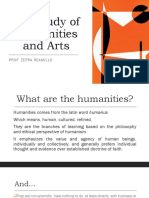 The Study of Humanities and Arts