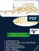 Cultures of Pakistan's Five Provinces