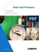 Temperature and Pressure Gauges: For HVAC Applications