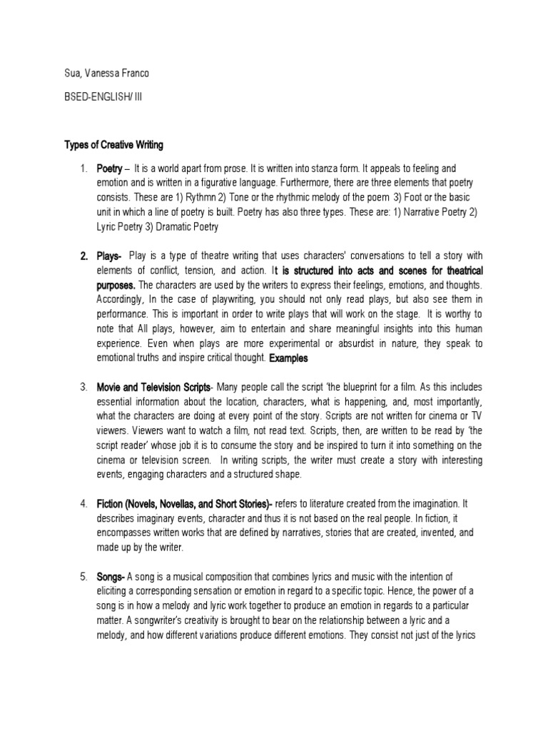 Different Styles Of Writing The Shocking Truth About Creative Writing - m28c8ge