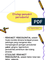 Etiologi Penyakit Periodontal