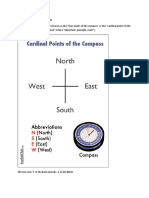 Compass" (The Adjective "Cardinal" Means "Important, Principle, Main")