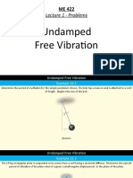 ME 422 Lecture 1 - Undamped Free Vibration Problems