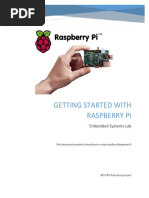 Getting Started With Raspberry Pi: Embedded Systems Lab