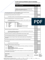 Health Declaration Screening Form For Moderna: Assess The Patient NO YES