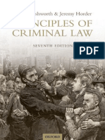 Principles of Criminal Law by Andrew Ashworth, Jeremy Horder