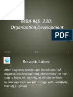 MBA MS 230:: Organization Development