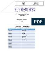 3 Year Mechanical Power MPE 331: Dr. Mohamed Hammam 2019