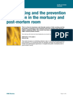 Safe Working and The Prevention of Infection in The Mortuary and Post-Mortem Room