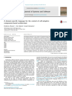 A Domain-Specific Language For The Control of Self-Adaptive Component-Based Architecture