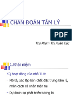 Bài Giảng Chuẩn Đoán Tâm Lý