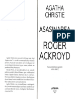 Asasinarea lui Roger Ackroyd - Agatha Christie (1)