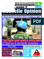 Nouvelle Opinion N°738