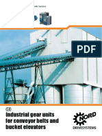 Industrial Gear Units For Conveyor Belts and Bucket Elevators