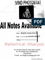Numerical Analysis Pi AIM