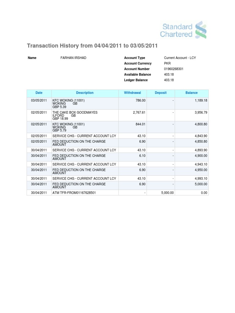 Accountstatment | PDF | Banking | Market (Economics)