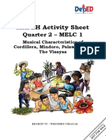 MAPEH Activity Sheet: Quarter 2 - MELC 1