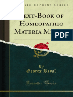 Royal, George - Text-Book of Homeopathic Materia Medica